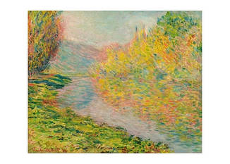 Листівка Claude Monet — Autumn at Jeufossw, 1884