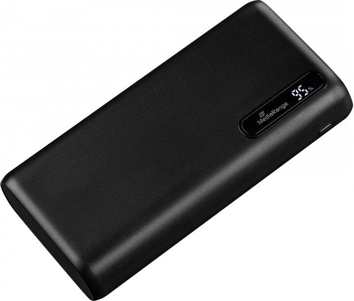 Powerbank Mediarange 20000mAh 22.5W LED Screen PD3.0 + QC3.0 M756 (Black)
