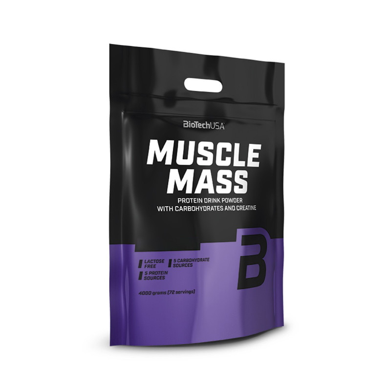 Гейнер BioTech Muscle Mass, 4 Кг Ваниль — Купить Недорого на Bigl.ua ...