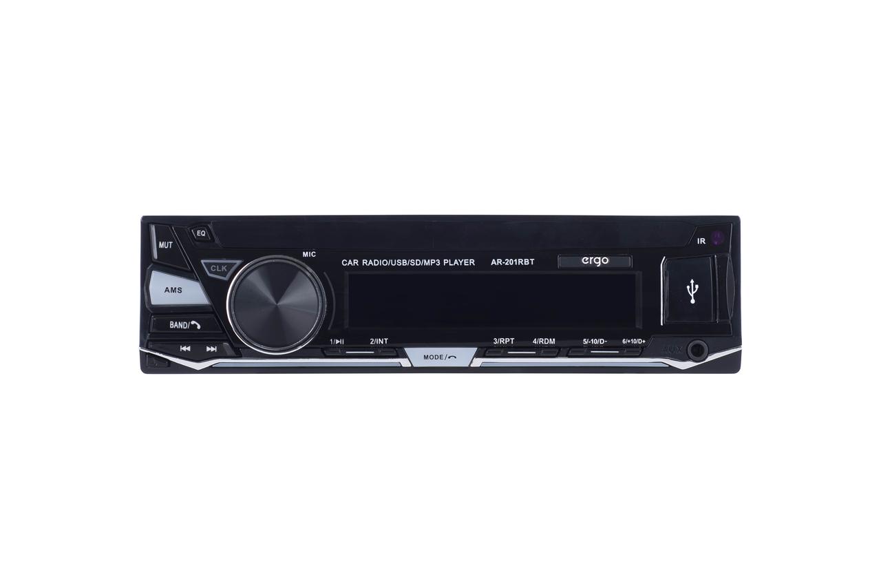Авторесивер CD/MP3 ERGO AR-201RBT Форматы: MP3, WMA Мощность: 4 x 45 Вт Наличие USB, Bluetooth FM тюнер - фото 4 - id-p1648579257