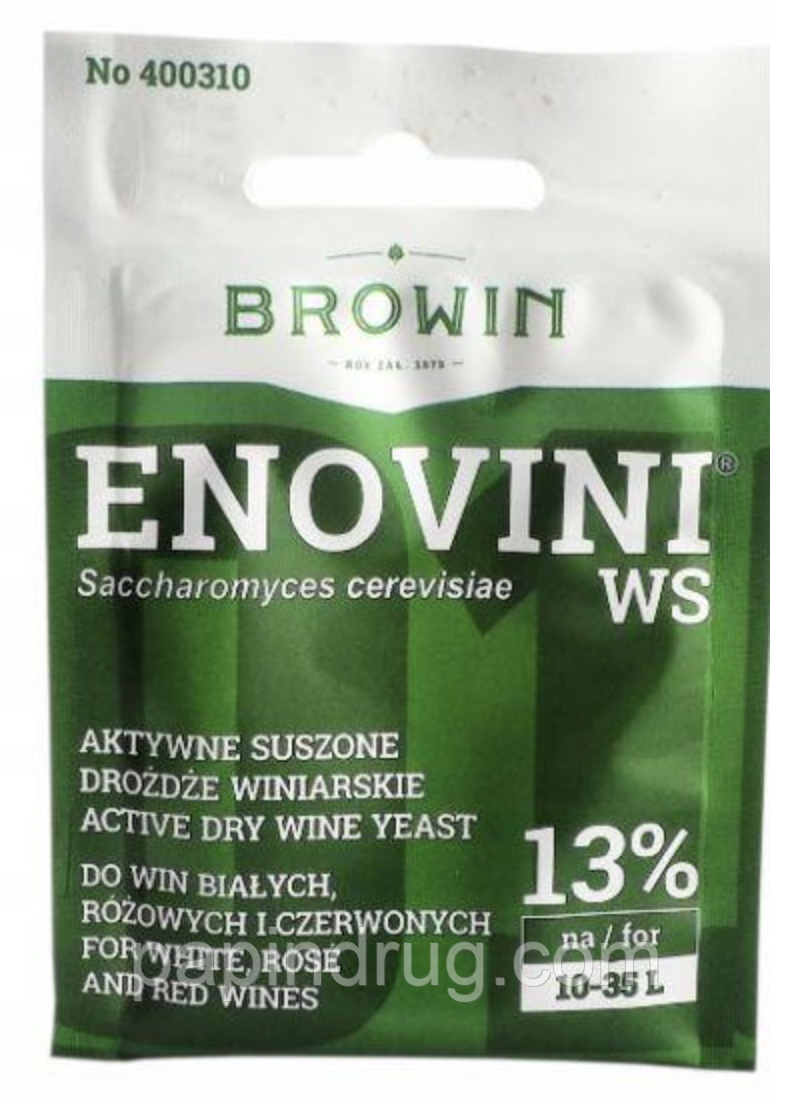 Винні дріжджі Enovini WS для столових вин