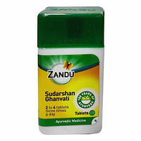 Сударшан Гханвати 40таб. Занду, Sudarshan GhanVati, Zandu, избавит от инфекций, лихорадки, Аюрведа Здесь