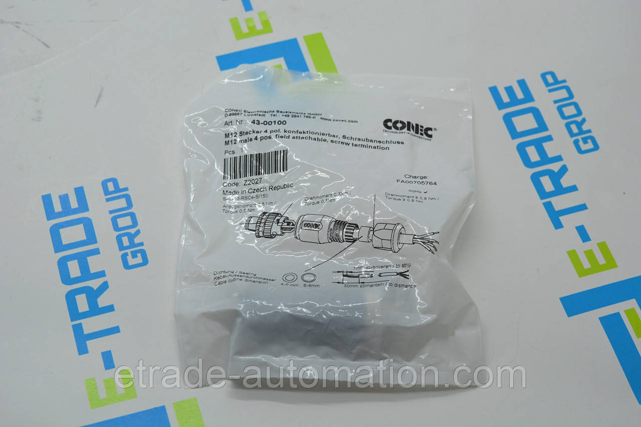 Роз'єм для датчика Conec 43-00100