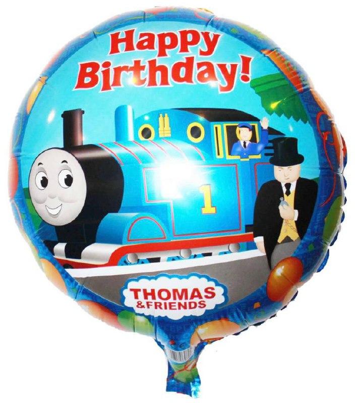 Фольгована кулька коло Thomas and Friends Happy Birthday 18" Китай