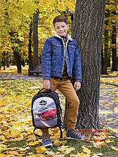 Рюкзак для хлопчика шкільний ортопедичний Winner One SkyName Машина R4-417, фото 2