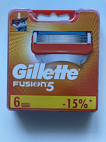 Леза Gillette Fusion упаковка 6 шт.