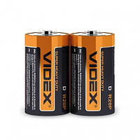 Батарейка VIDEX R20 (D) (бочка) (24шт/уп)