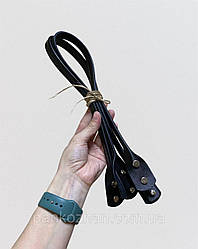 Ручки Кім на гвинтах з підкладками під гвинт, 50.65.75, натуральна шкіра