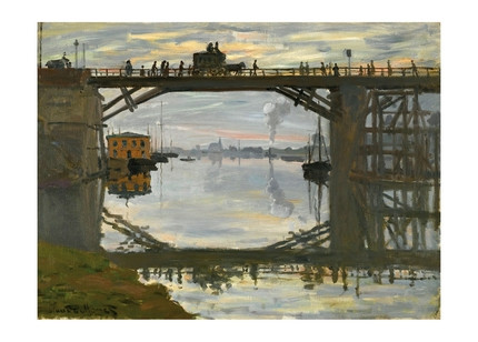 Відкрита Claude Monet — The Wooden Bridge, 1872