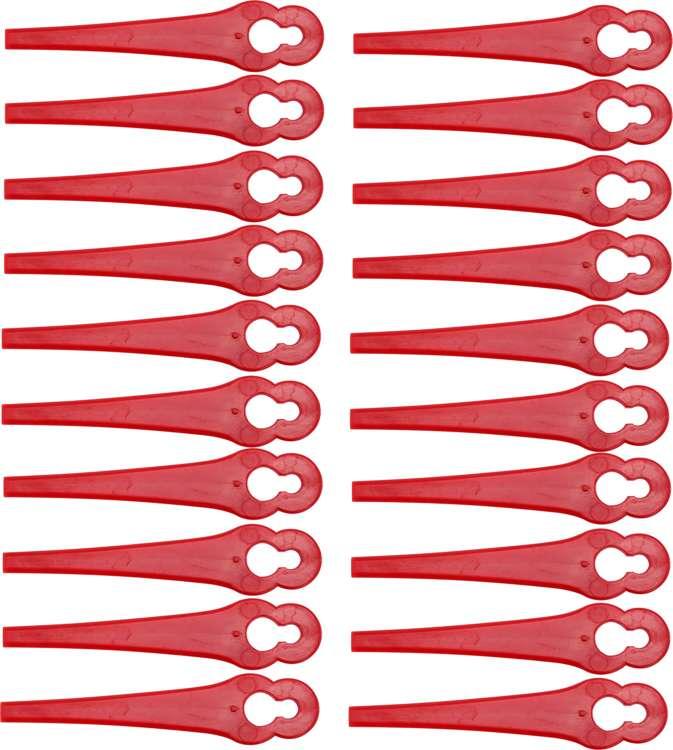 Набір пластикових ножів для тримера YATO YT-85016 (20 шт.), фото 1