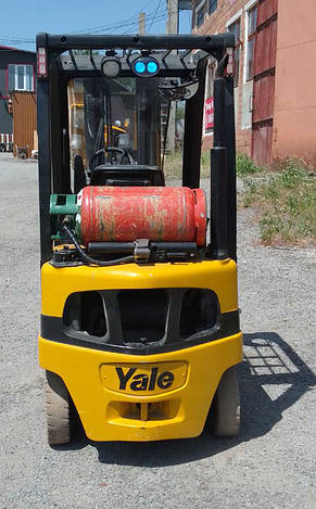 Газовий вилковий навантажувач 1,6 тонни YALE GLP16VX бу, фото 4