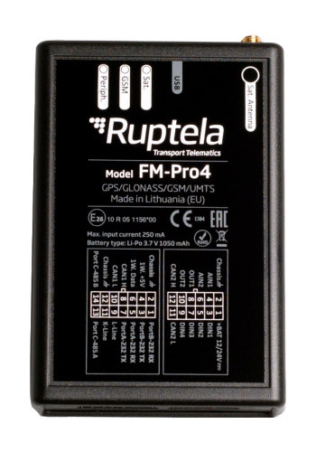 GPS-трекер Ruptela FM-Pro4 - фото 1 - id-p492537652