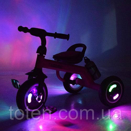 Купить Детский велосипед "Гномик" трехколесный Turbotrike (ФИОЛЕТОВЫЙ ...