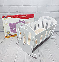 Ліжко для ляльок дерев'яне БІЛА топ