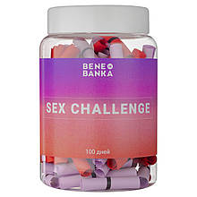 Баночка з завданнями Sex Challenge ТУТ ТВОЙ SEX 18+ рос мова, Bene Banka