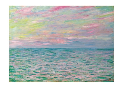 Открытка Claude Monet - On the High Seas, Sunset at Pourville, 1882