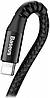 Кабель зарядный Lightning Fish eye Spring Data USB to Lightning 1 м Black (CALSR-01), фото 3