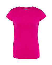 Жіноча футболка JHK TSRL 150 колір світло-малиновий (FU)