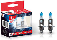 Лампа автомобильная BLIK H1 12V 55W P14.5S +120% (к-т 2 шт) 61398 BLIK к-т