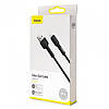 Кабель зарядный BASEUS Silica gel cable Lightning to USB Black 1м (CALGJ-01), фото 5