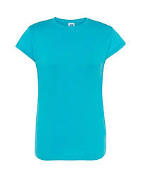 Жіноча футболка JHK TSRL 150 колір бірюзовий (TU)