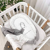 Кокон гнездо для новорожденных для сна Art Design Ёжик топ