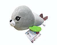 Игрушка-обнимашка Счастливый тюлень 43 см BabyOno