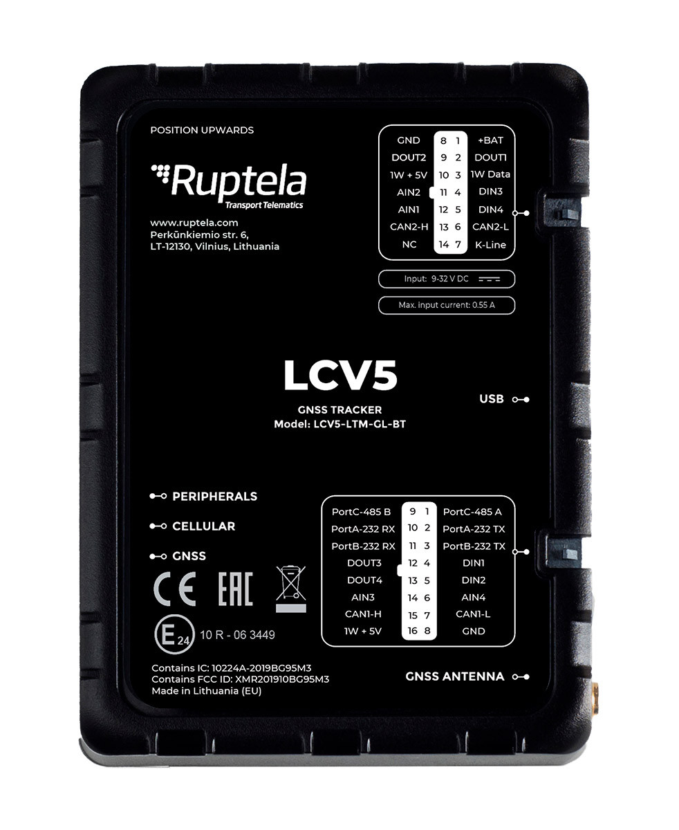 GPS-трекер Ruptela LCV5-2G-GL