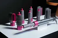 Фен - Стайлер Dyson Airwrap 8 насадок Фуксия