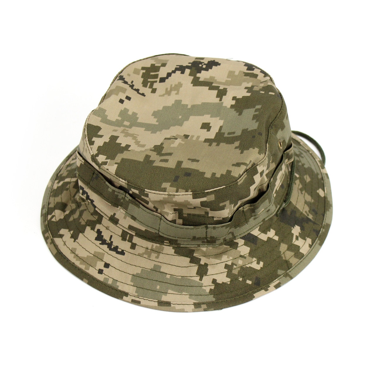 Тактична військова панама з регулятором і стрічковою кордуровою смугою чоловіча армійська панамка літня, фото 1