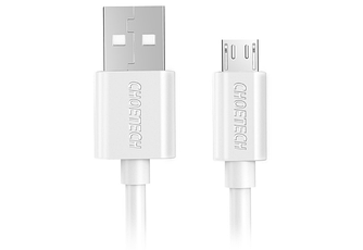 Кабель зарядный Choetech Micro USB 2.1A Fast Charging & Data Transfer Micro USB Cable 1м White (SMT0009-WH)