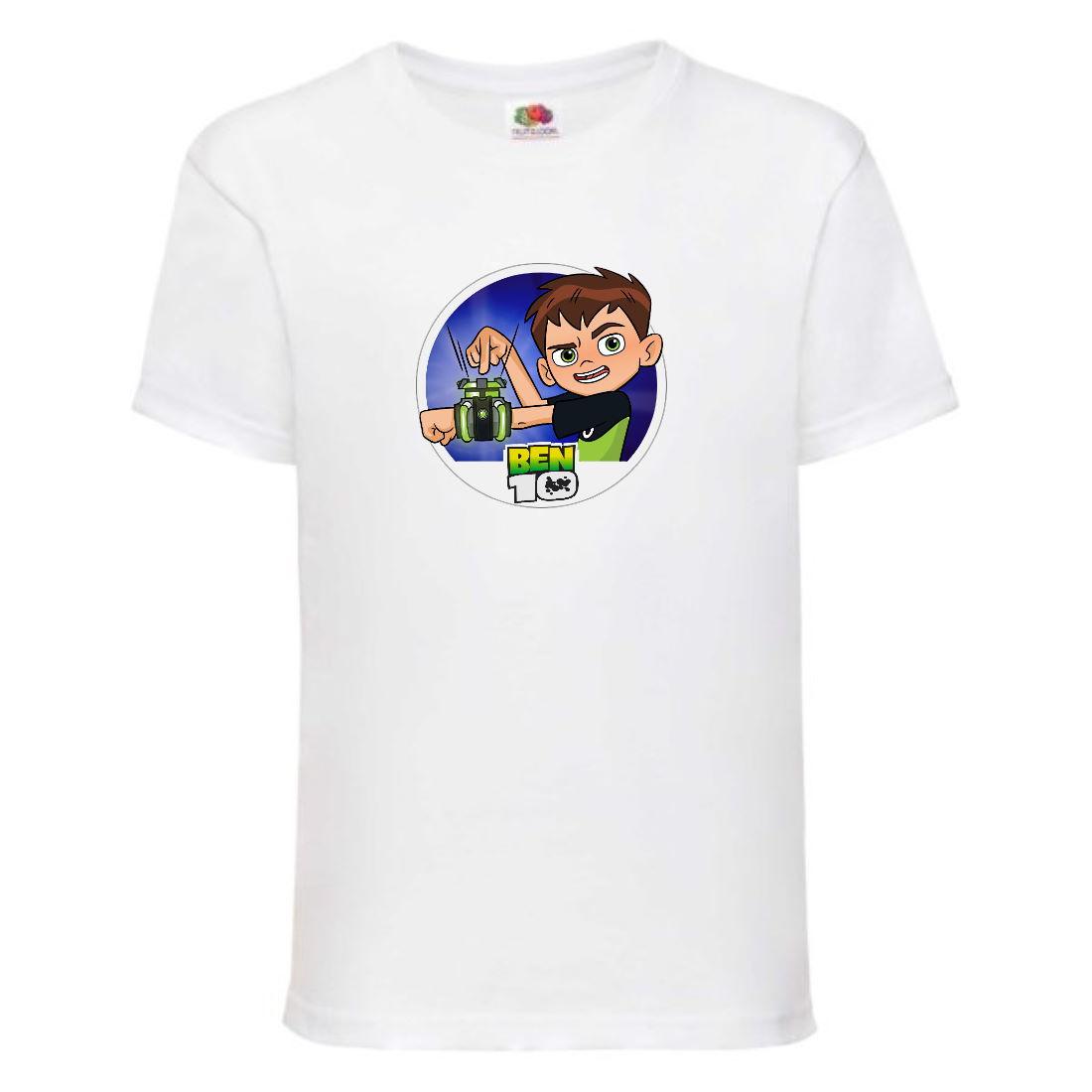 Футболка Ben 10 008 (BTN-008 wh) біла 104-116-128-140-152 розмір