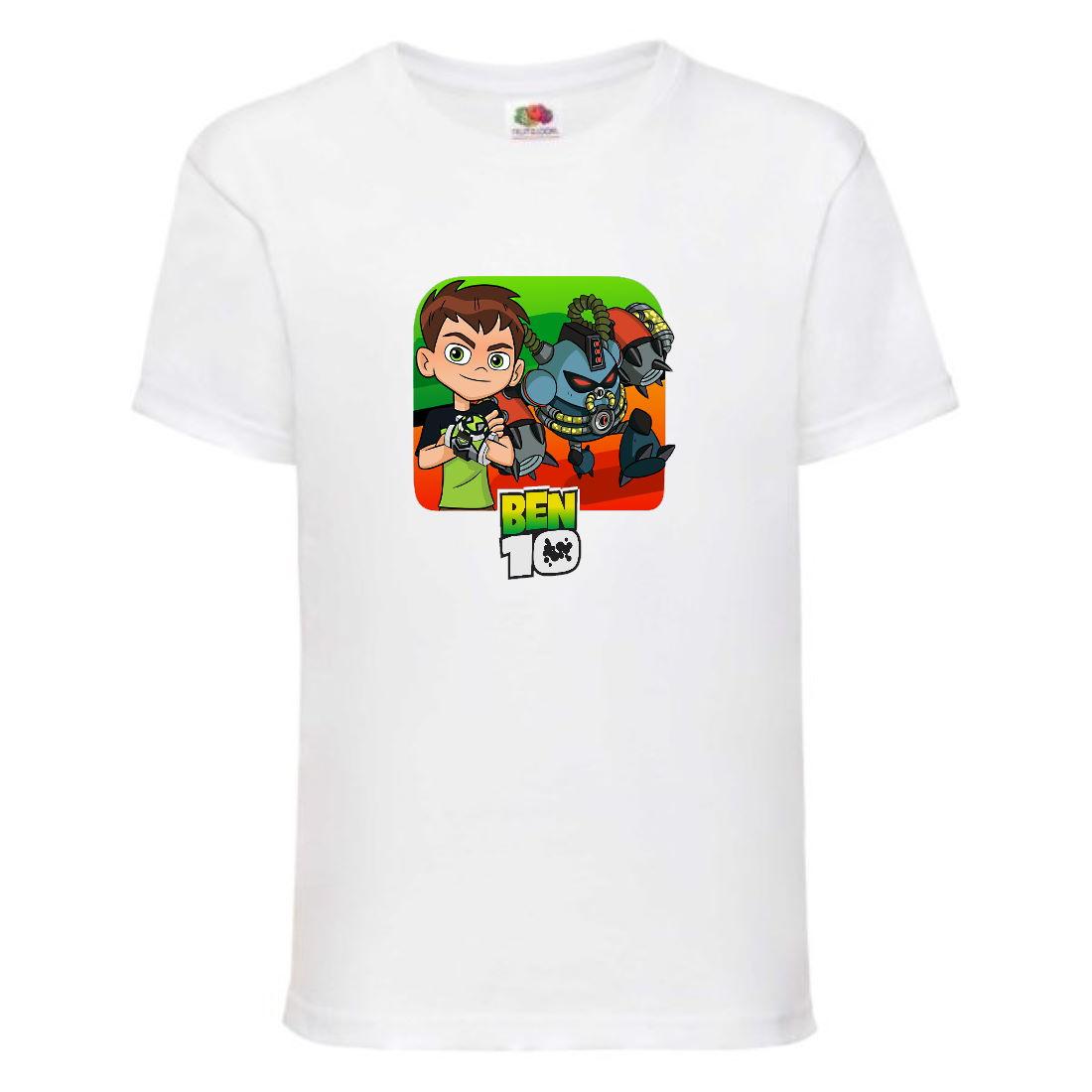 Футболка Ben 1 009 (BTN-009 wh) біла 104-116-128-140-152 розмір, фото 1