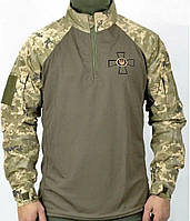 Тактическая мужская рубашка пиксель с эмблемой ВСУ 48-56
