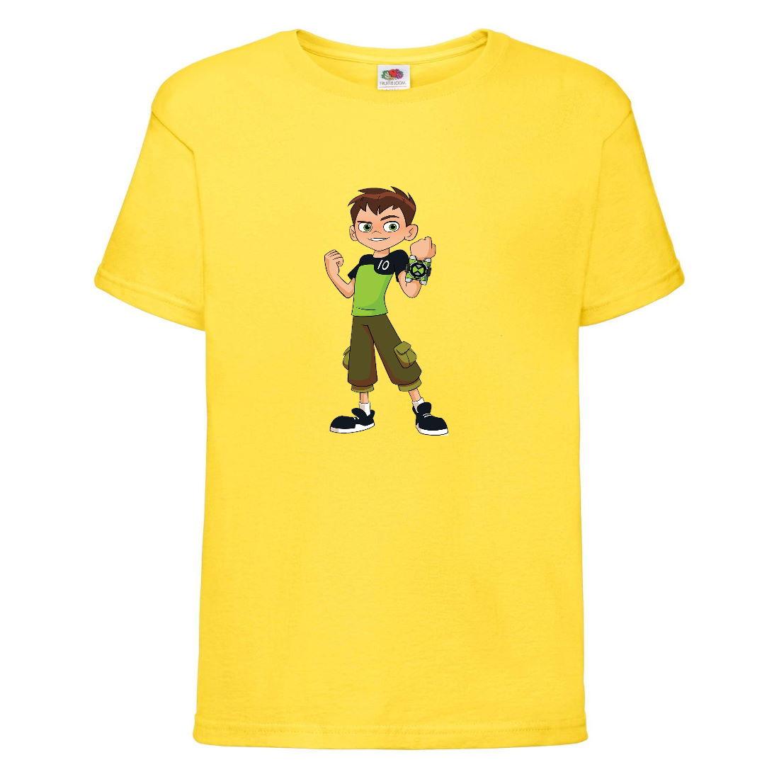 Футболка Ben 10 001 (BTN-001 yel) жовта 104-116-128-140-152 розмір, фото 1