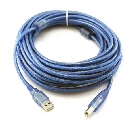 Кабель USB 2.0 AM-BM для принтера, сканера, 9 м, фото 1