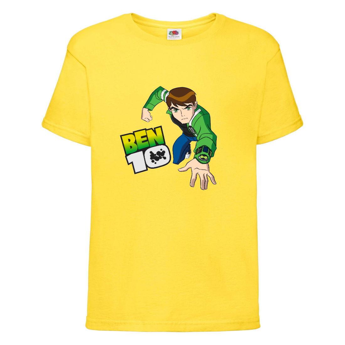 Футболка Ben 10 0013 (BTN-0013 yel) жовта 104-116-128-140-152 розмір, фото 1