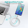 Кабель зарядний Choetech USB — Type-C Fast Charging 3A Cable 0.5 м White (AC0001-V1), фото 4