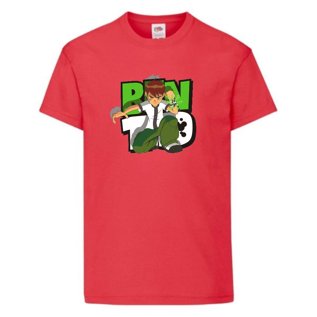 Футболка Ben 10 002 (BTN-002 red) червона 104-116-128-140-152 розмір, фото 1