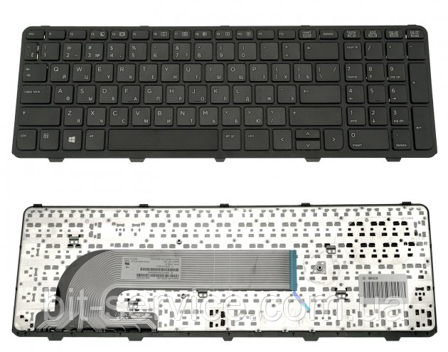 Клавиатура для ноутбука HP (ProBook: 450, 455, 470) rus, black (15.6")