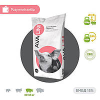 БМВД для свиней 30-65кг. AVA UNI Гровер 15% белковая витаминно-минеральная добавка для свиней