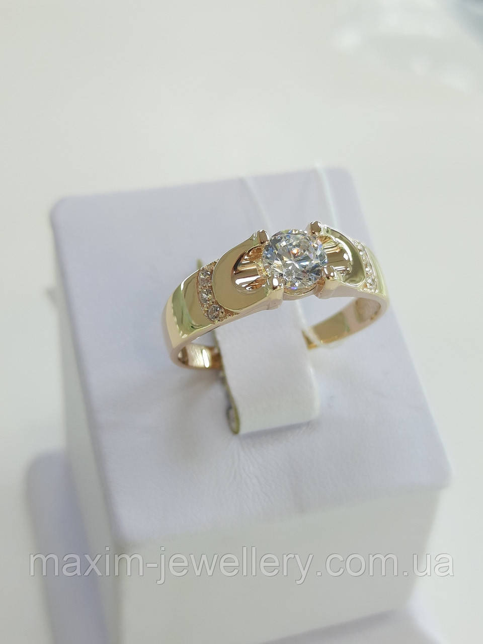 Каблучка з червоного золота (18,0р.-3,16гр.), фото 1