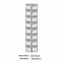 Надувний фон для фотозони (2 ряди). Розмір: 106см*30см. Колір: Срібло. Материал: Фольга.