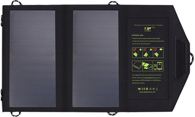 Солнечное зарядное устройство Allpowers 10W на элементах SunPower ( AP-SP5V10W ) - фото 1 - id-p1648115722