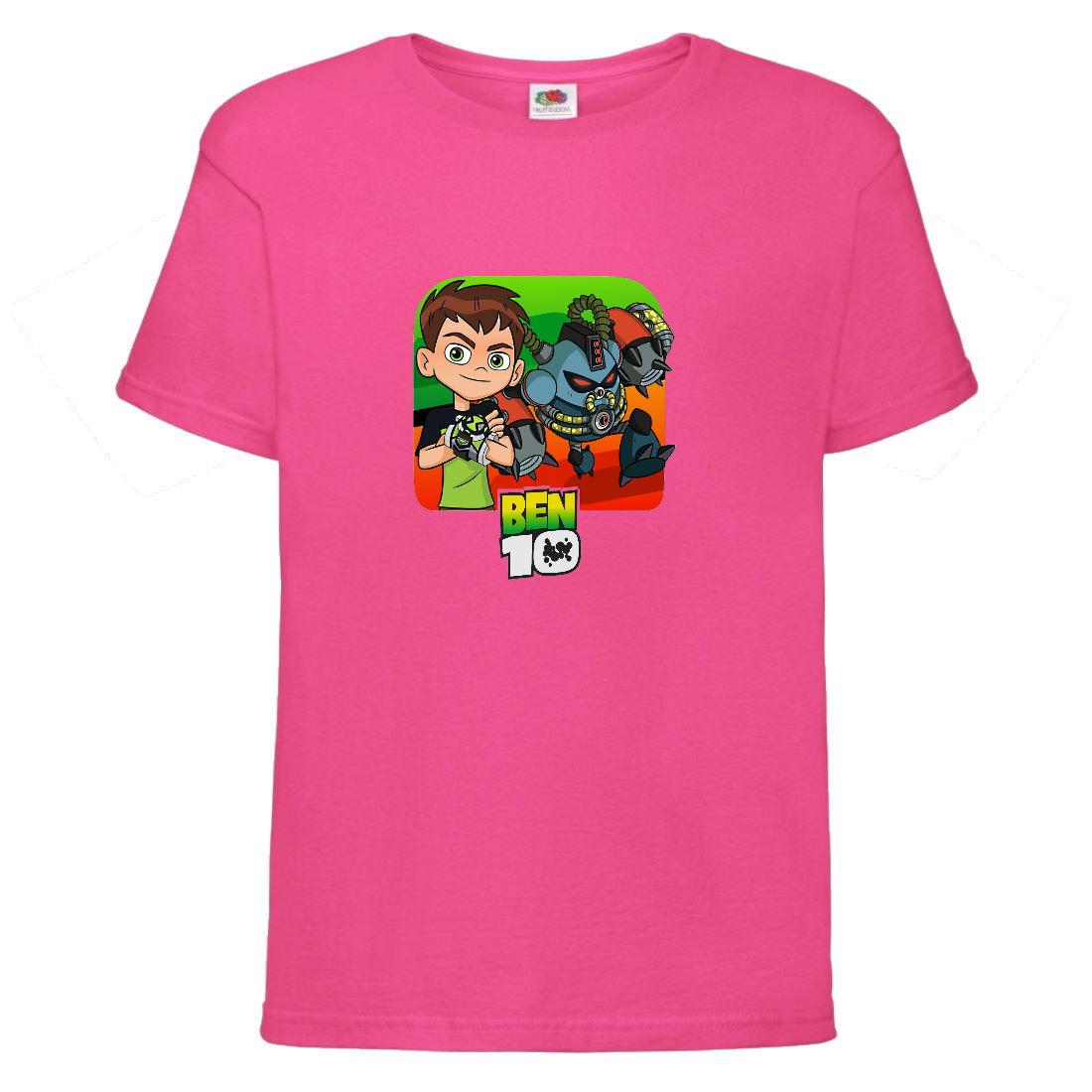 Футболка Ben 10 009 (BTN-009 crm) малінова 104-116-128-140-152 розмір