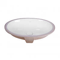 Раковина Qtap Stork 495х410х185 White з донним клапаном QT1511LU023W