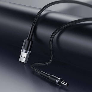 Кабель живлення і заряджання USB to DC 3.5 mm BASEUS Black