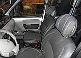 Чохли на сидіння Рено Кангу 1 (чохли з екошкіри Renault Kangoo 1 стиль Premium), фото 3