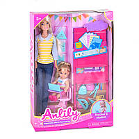 Кукла Anlily Учительница (ребенок, мебель, аксессуары, в коробке) 99246