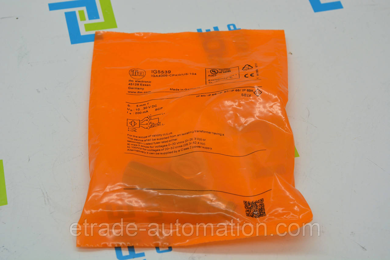 Індуктивний датчик IFM IG5539, фото 1